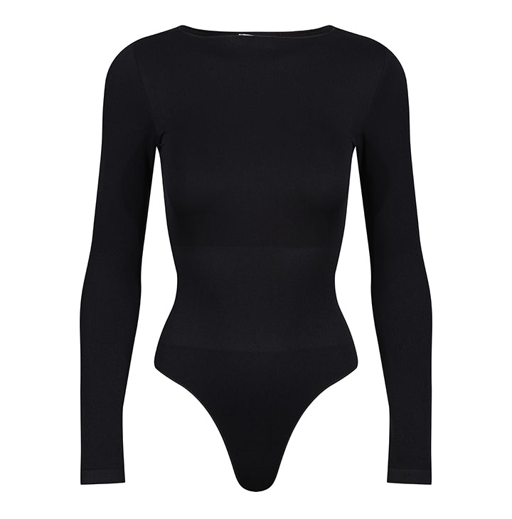 Crew Neck Long Sleeve Bodysuit
