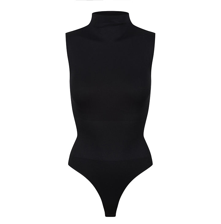 Sleeveless Turtleneck Bodysuit