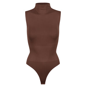 Sleeveless Turtleneck Bodysuit