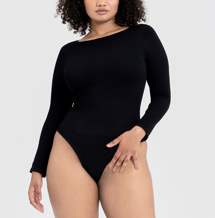 size:This model is wearing a size L