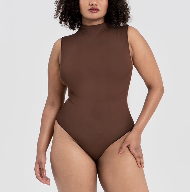 size:This model is wearing a size L