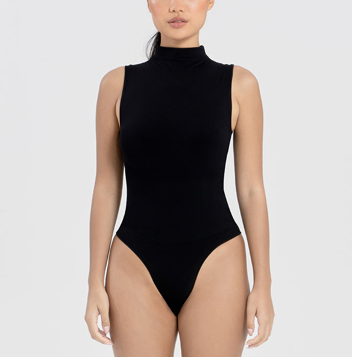 Black turtleneck leotard store